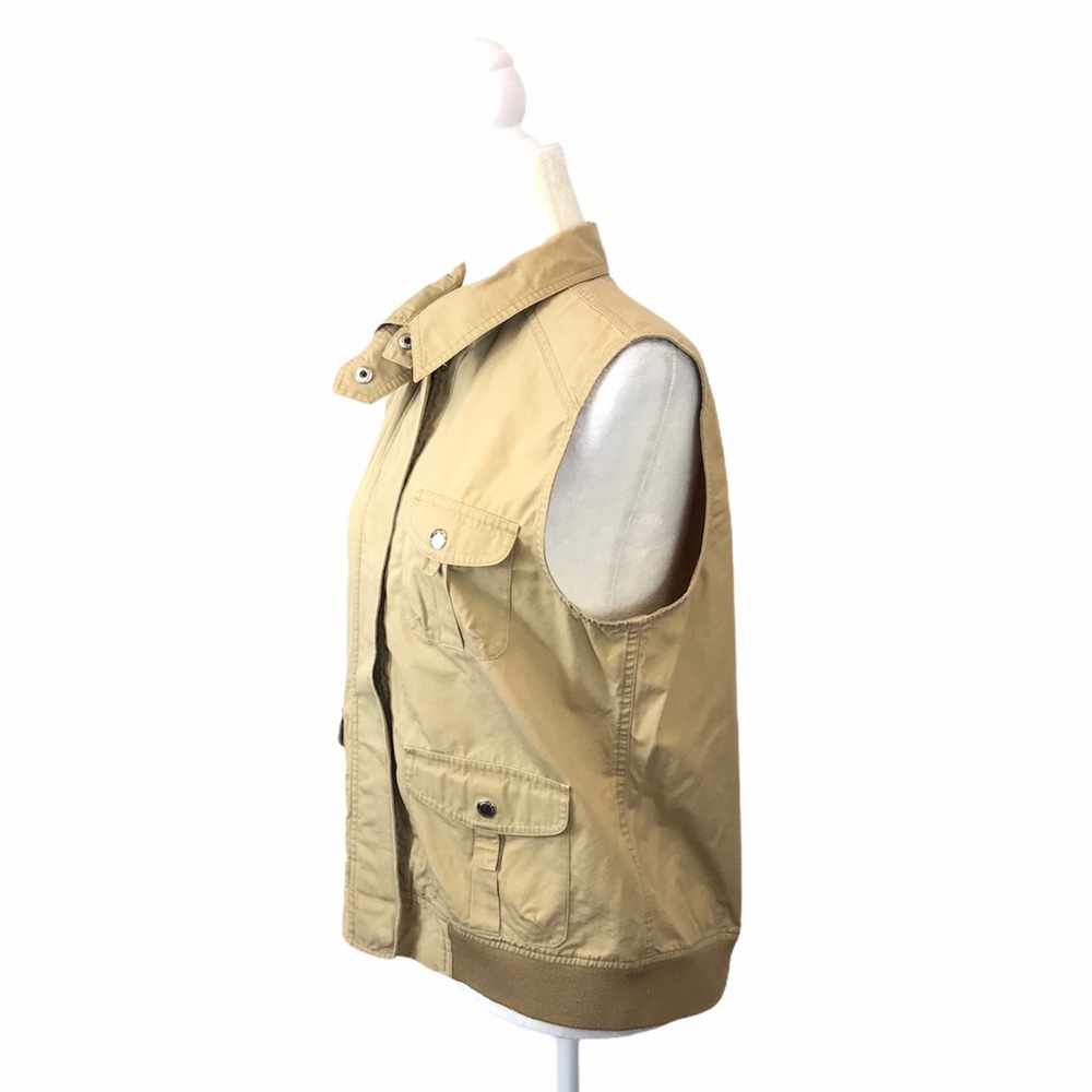 American Living Tan Multi-Pocket‎ Vest Full Zip - Picture 7 of 8